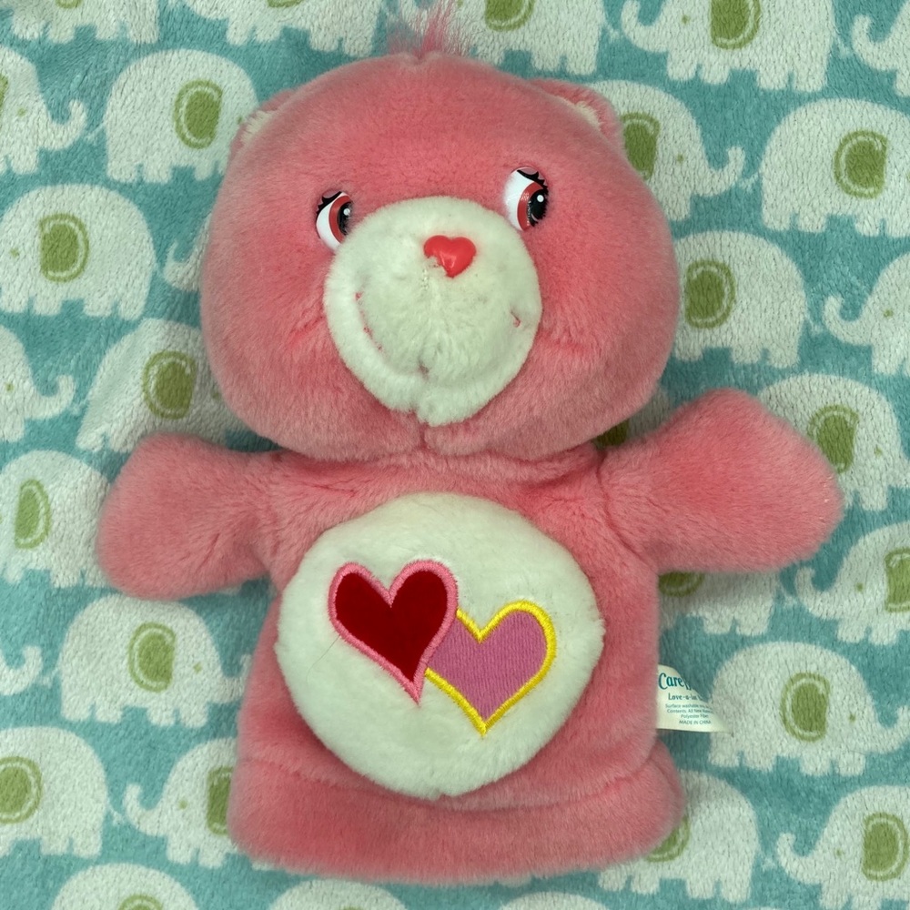 Care Bears Love-A-Lot Bear Plush Hand Puppet